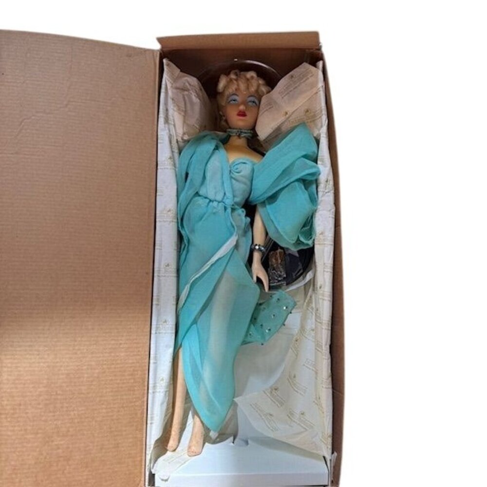 Gene Doll "Blue Goddess" By Mel Odom Ashton-Drake Galleries 1996 Certificate Of